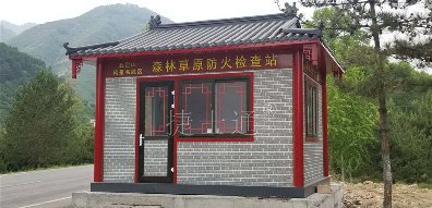仿古崗亭廠家生產(chǎn)定制藝術(shù)景區(qū)崗亭
